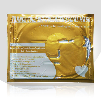 Schönheitspflege Bio-Kollagen 24K Gold Gesichtsmaske Reparatur Bleaching Hydratation für das Gesicht