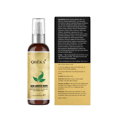 60 ml reines, natürliches, veganes Haarwachstumsserum hilft, gesundes, starkes Haar zu wachsen