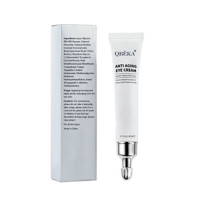 Reduzieren Sie feine Linien Augenfalter Entferner FDA GMPC zertifizierte Anti-Aging-Augencreme