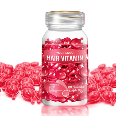 Marokkanisches Jojoba-Öl, infundiert mit eigener Logo-Haarbehandlungserum Kapsel für Privatmarke