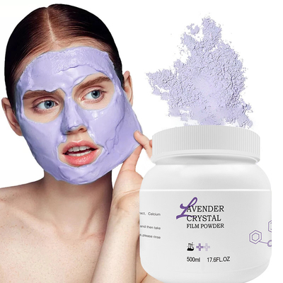 Heim Abschälende Lavendelgelmaske Gesichts-Spa Anti-Aging Hydratationspulvermaske individuell
