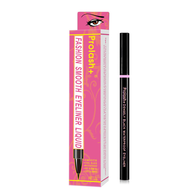 Kohlenstoffschwarzer Eyeliner Bleistift Wasseraktivierter Eyeliner in Rose Gold Farbe