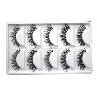 Falsche Wimpern Typ Andere Falsche Wimpern Erweiterungen Sets A20 Rein handgefertigt Naturschwarz
