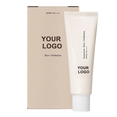 Geschlecht Weibliche Probiotische Sonnencreme Lotion SPF 50 Sonnencreme für Gesicht Körper Custom Label