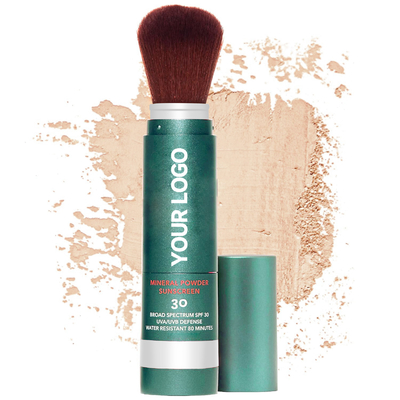Mineralpulver Sonnencreme mit Breitband-UVA/UVB-Schutz SPF 30