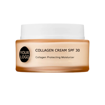 Kollagencreme SPF 30 Private Label Feuchtigkeitscreme für Tag und Nacht Haut Revitalisierung