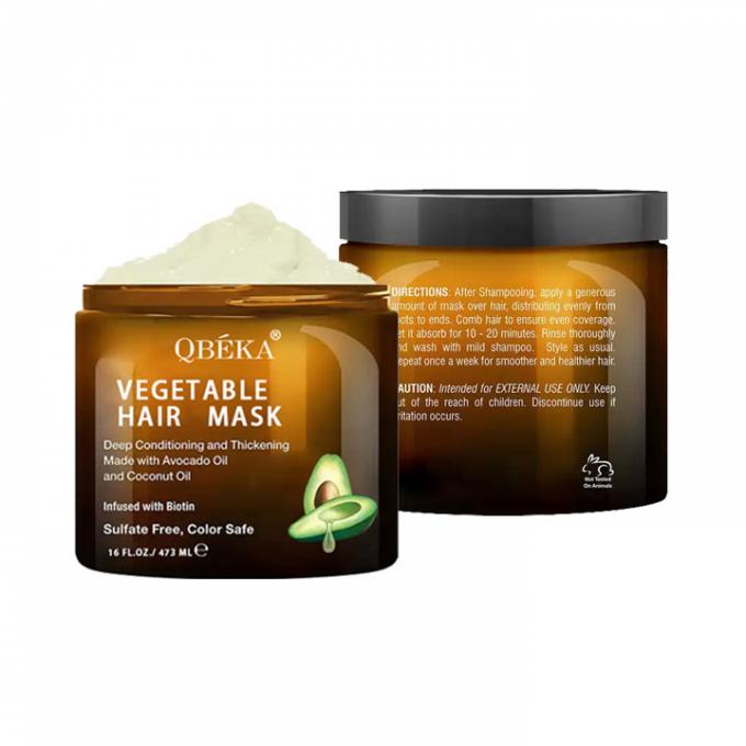 473 ml Haarmask für die Tiefenbehandlung Biotin-Haarmask für trockenes, beschädigtes, gefärbtes Haar 0