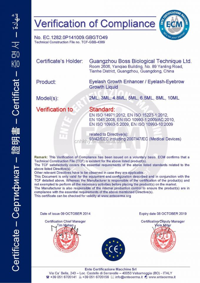 Custom Logo Bio-Enzym EPM Enhancer für schnelles 3-5 mm Bläschen- und Augenbrauenwachstum in 7-15 Tagen 3