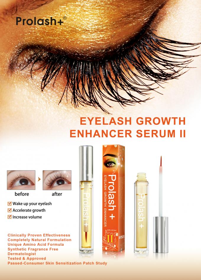 Form Flüssiges Logo Akzeptabel Bio-Naturliche Wimpernwachstumsverstärker für Privatmarke 3