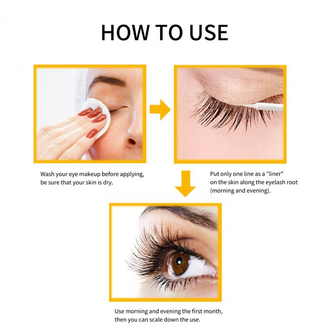 Logo Kunden-Logo Akzeptable Wimpern Verstärkende Serum mit Bio-Enzym-Technologie 5