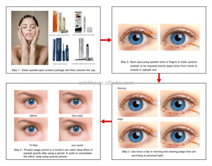 Lashtonisches Wimpern- und Augenbrauenwachstumsverstärker 5 ml für Menschen, die dickere Wimpern wollen 3