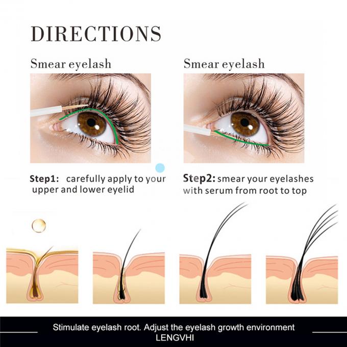 Haarfollikel, die Wimpern und Augenbrauen stärken 2