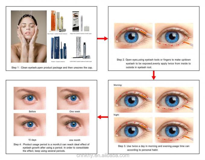 Revitalisieren Sie Ihre Bläschen mit Prolash Wimpern Augenbrauenwachstumsserum 3 Jahre Haltbarkeit 0