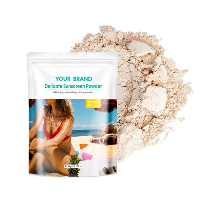 Pulver Sonnenschutzmittel SPF Trockener Sonnenschutzmittel Mineralpulver UVA und UVB SPF für Grausamkeit frei 0