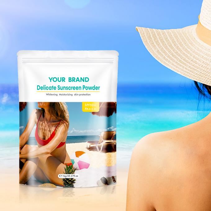 Pulver Sonnenschutzmittel SPF Trockener Sonnenschutzmittel Mineralpulver UVA und UVB SPF für Grausamkeit frei 2