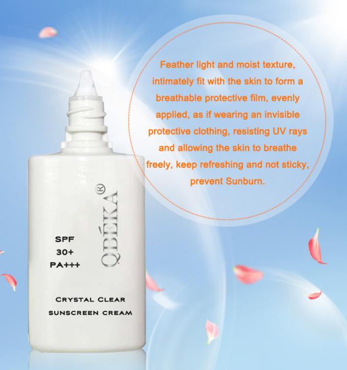 Panthenol-Infusionskörper-Gesichtssonnencreme SPF 50 für einen sicheren und effektiven Schutz 0