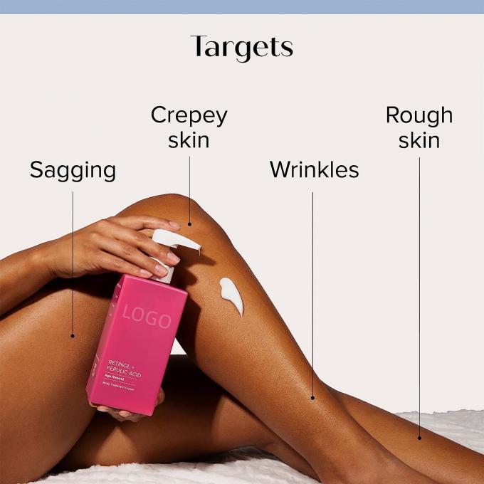 Retinol Ferulic Acid Körperlotion Fassungsmittel Feuchtigkeitscreme Anti-Aging Körpercreme für Frauen 0