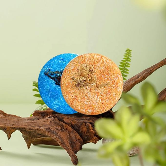 Individuell angepasste Eigenmarken in regelmäßiger Größe Olivenöl Shampoo Bar mit natürlichen Zutaten 0