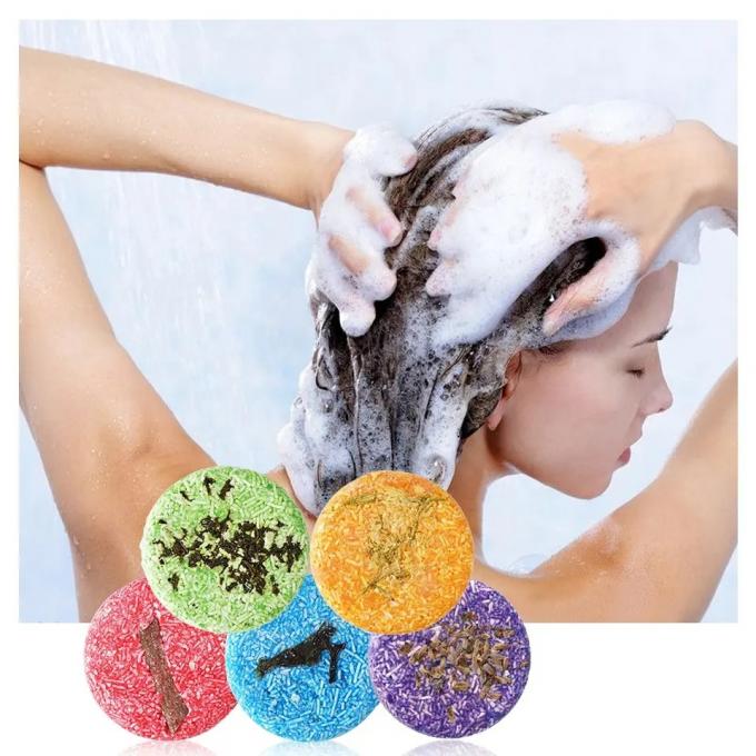 Individuell angepasste Eigenmarken in regelmäßiger Größe Olivenöl Shampoo Bar mit natürlichen Zutaten 3