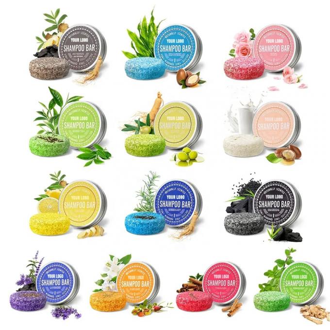 Individuell angepasste Eigenmarken in regelmäßiger Größe Olivenöl Shampoo Bar mit natürlichen Zutaten 5