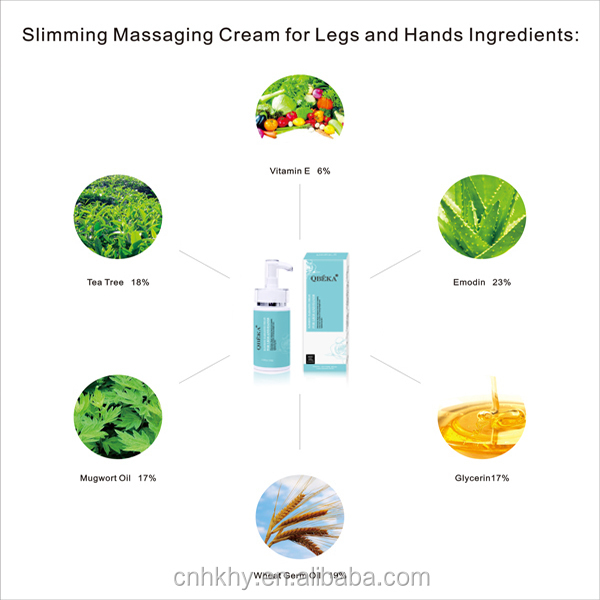 Body Slimming Massager Gewichtsverlust QBEKA Jojobaöl Heißcreme für Beine und Hände 6