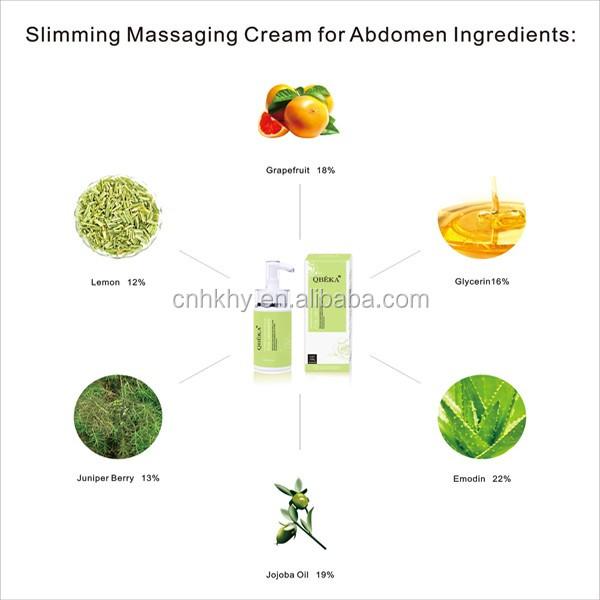 Wirksame Body Slimming Massage Creme für Bauchverstärkung und Gewichtsverlust Top Package 3