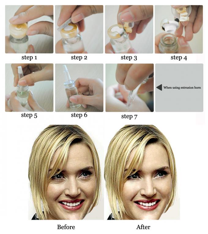 Natürliche organische Kollagenpeptide Serum Straffen und Glätten Sie die Haut mit natürlicher Formel 4
