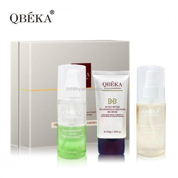 QBEKA Ferment-Polypeptid-Fading-Serum-Bleaching-Gold-Gesichts-Kit für Lifting-Effekt 0