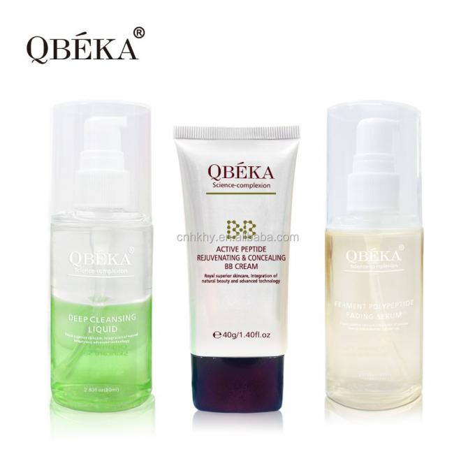 QBEKA Ferment-Polypeptid-Fading-Serum-Bleaching-Gold-Gesichts-Kit für Lifting-Effekt 4