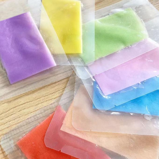 Mehrfarbige Hyaluronsäure Gesichtsmaske zur Befeuchtung und Aufhellung der Unisex-Haut 0