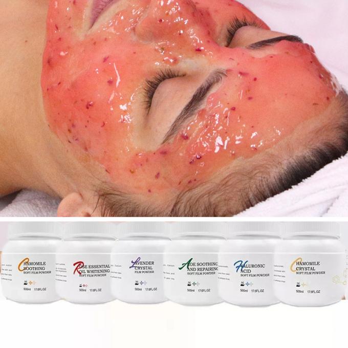 Heim Abschälende Lavendelgelmaske Gesichts-Spa Anti-Aging Hydratationspulvermaske individuell 0