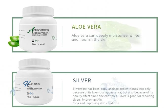 Heim Abschälende Lavendelgelmaske Gesichts-Spa Anti-Aging Hydratationspulvermaske individuell 3