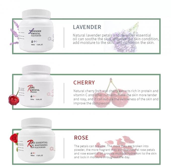 Heim Abschälende Lavendelgelmaske Gesichts-Spa Anti-Aging Hydratationspulvermaske individuell 2