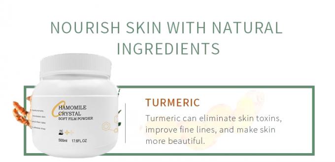 Heim Abschälende Lavendelgelmaske Gesichts-Spa Anti-Aging Hydratationspulvermaske individuell 4
