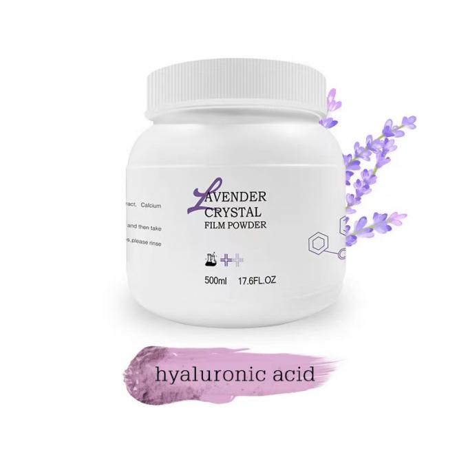 Heim Abschälende Lavendelgelmaske Gesichts-Spa Anti-Aging Hydratationspulvermaske individuell 6