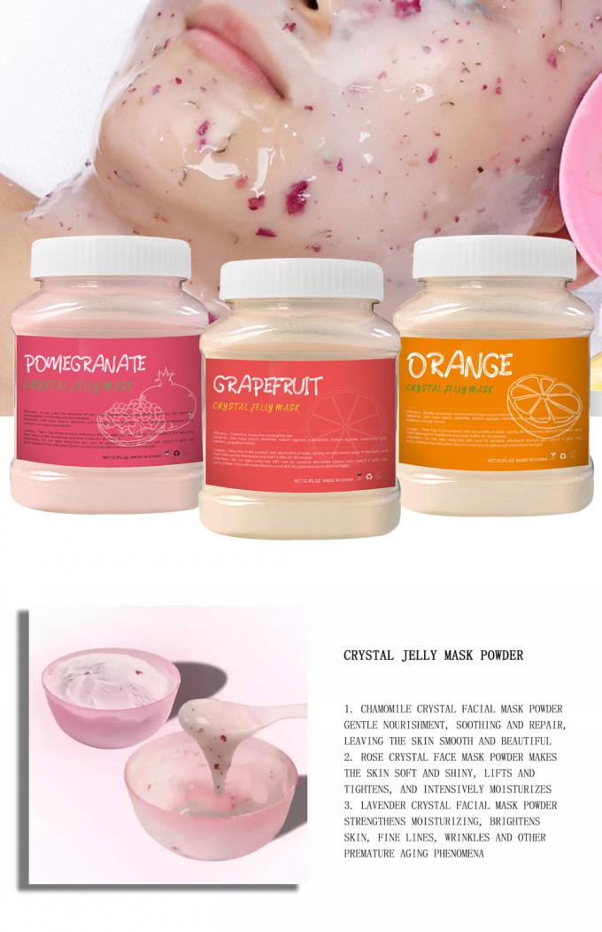 650g Volumen Bio-Fruchtmaskenpulver für Gesichtspflege DIY Kristallgelmaskenprodukt 4