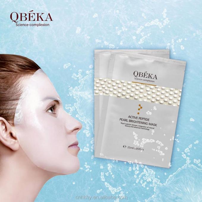 QBEKA Aktive Peptide Perlen-Bleaching-Bleaching-Maske 5 Stück/Box für alle Hauttypen 3