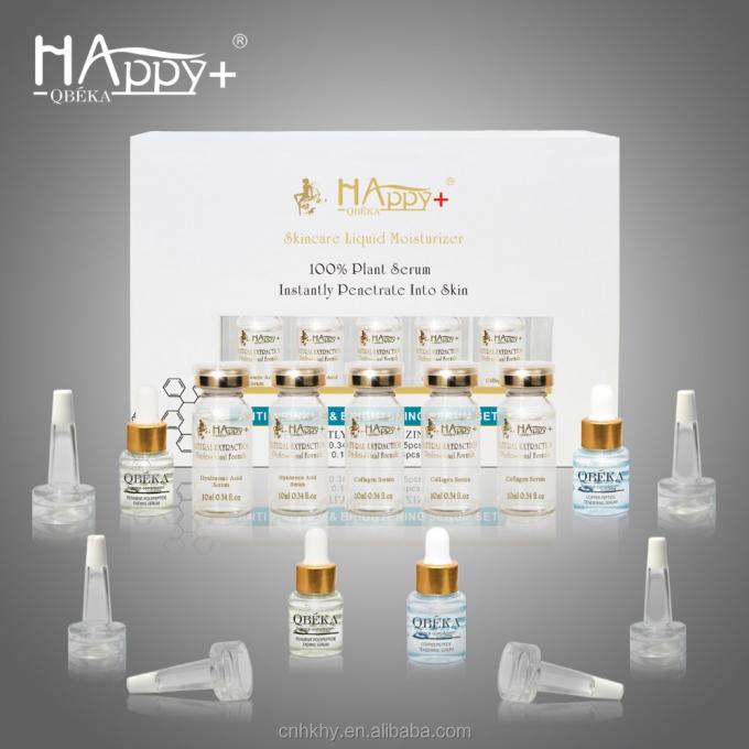 QBEKA Am beliebtesten Anti-Falten-Beleuchtungs-Serum Set Hautrevitalisierer mit Kollagen 2