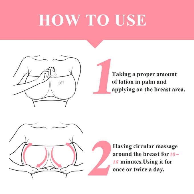 Full Elasticity Brustvergrößerung Lotion Vergrößerung Bust Verstärker Wachstum Festigkeit für zu Hause 6