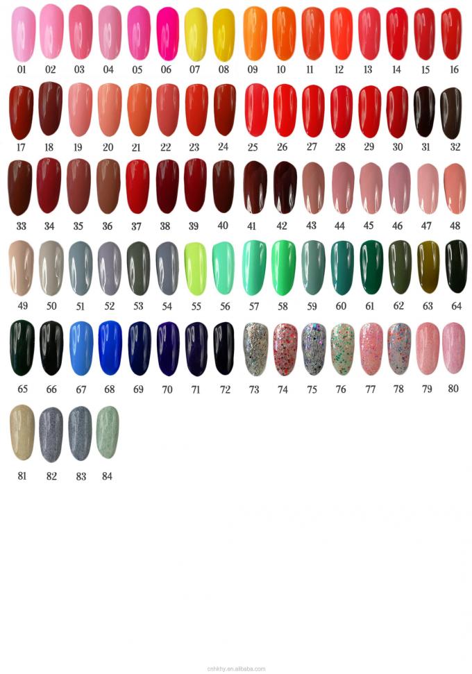 Vibranter und langlebiger UV-Gel-Nagellack mit Acrylat-Copolymer 2