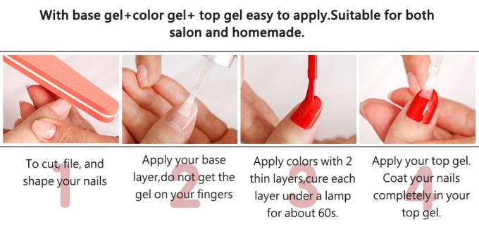 Vibranter und langlebiger UV-Gel-Nagellack mit Acrylat-Copolymer 6