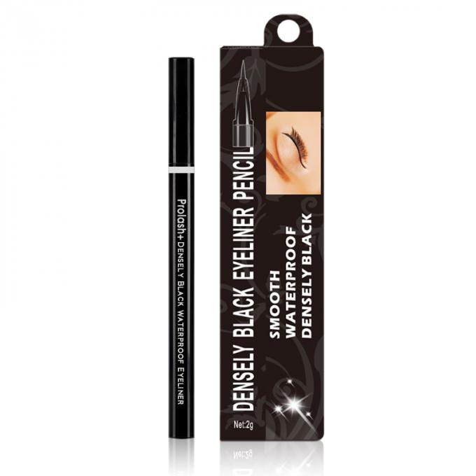 Pflanzliche Zutaten Dichte schwarze wasserdichte Eyeliner für die beste Wirkung auf Augenmake-up 1