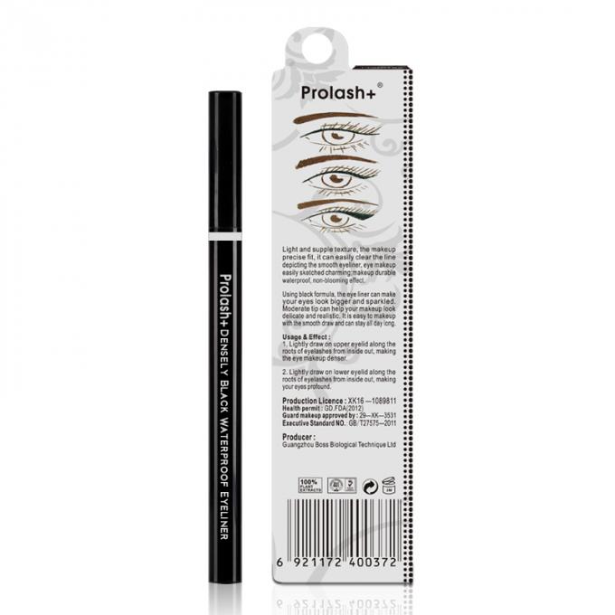 Pflanzliche Zutaten Dichte schwarze wasserdichte Eyeliner für die beste Wirkung auf Augenmake-up 2