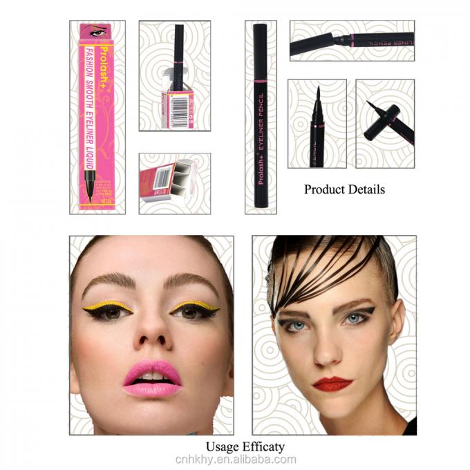 Wasserdichtes Eyeliner Langlebiger Make-up-Stift Ultrafeiner Clip Flüssiges Schweißresistentes Werkzeug 3