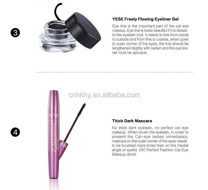 Wasserdichtes Eyeliner Langlebiger Make-up-Stift Ultrafeiner Clip Flüssiges Schweißresistentes Werkzeug 7