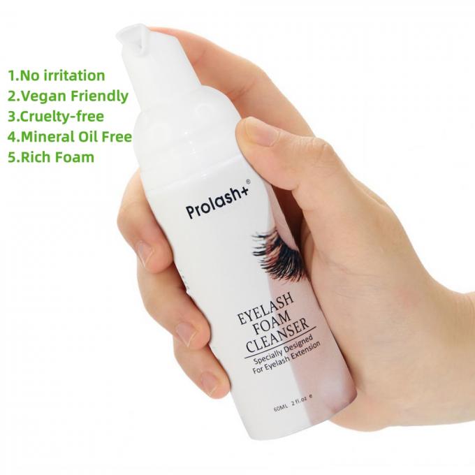 Custom Private Label Logo Lash Wash Reinigung Wimpern Shampoo Produkt Flüssige Form für das Gesicht 1