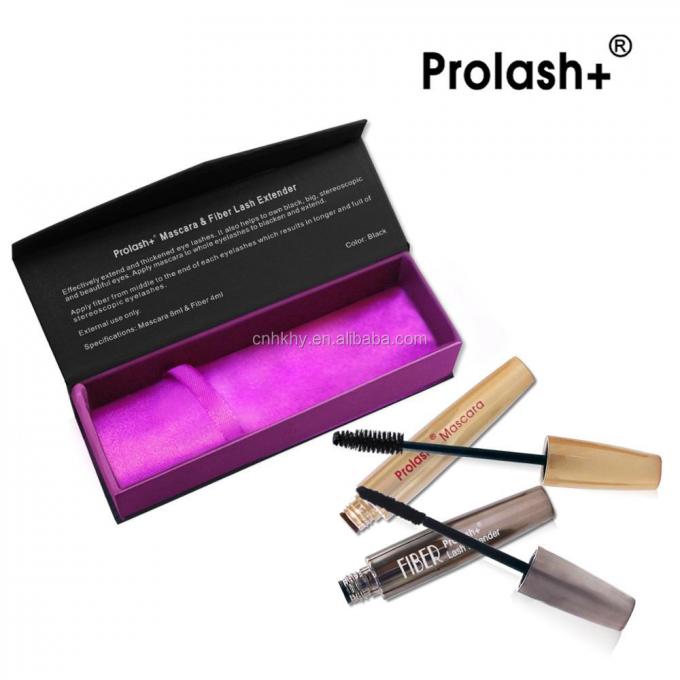 Einzigartiges Make-up Wasserdichtes 3D-Lashes Mascara mit Lash-Wachstum Produkt und natürliche Faser 2