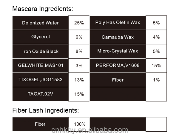 Prolash Mascara Fiber Lash Extender Semi Permanent Wasserdicht Schwarze Wimpern Erweiterung Kit 1