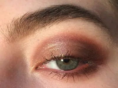 Glitzer Metallische gemischte Farbe Augenschatten Palette Elegante Satin Matte Mineralzutat 4