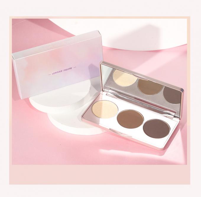 Glitzer Metallische gemischte Farbe Augenschatten Palette Elegante Satin Matte Mineralzutat 5